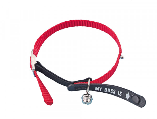 Nobby Boss Cat Collar - Black