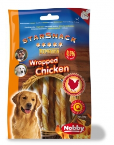 Nobby Starsnack Barbecue Wrapped Chicken 70g - 70gr