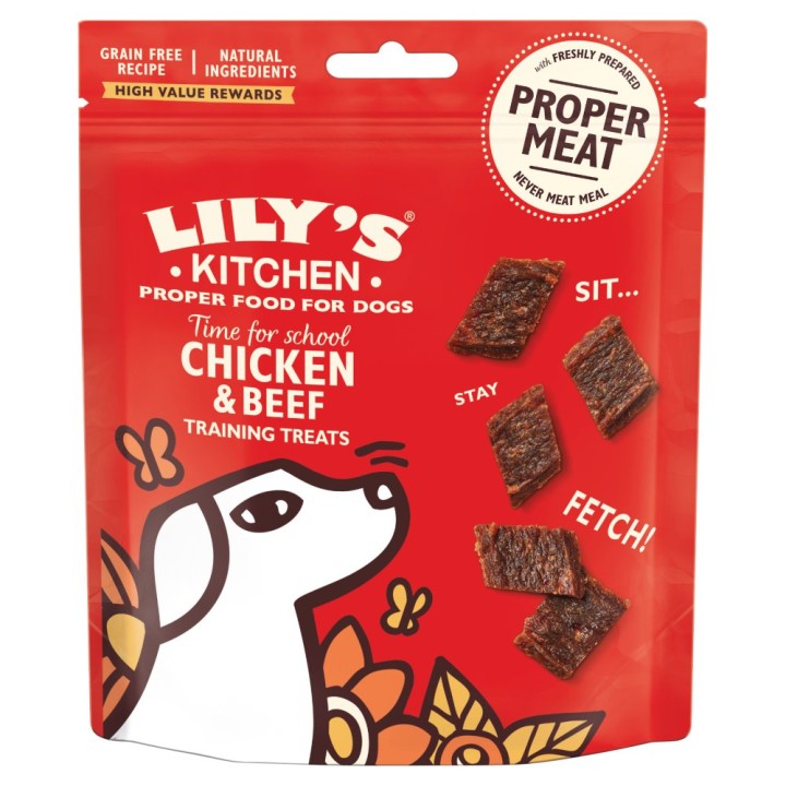 Lily's Kitchen Time For School Chicken & Beef Training Treats 70gr