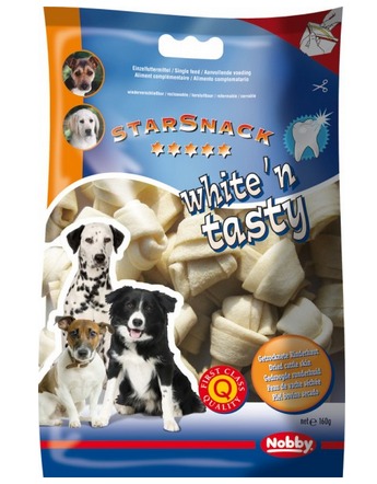 Nobby White N Tasty Knotted Bone 6,5-7,5cm