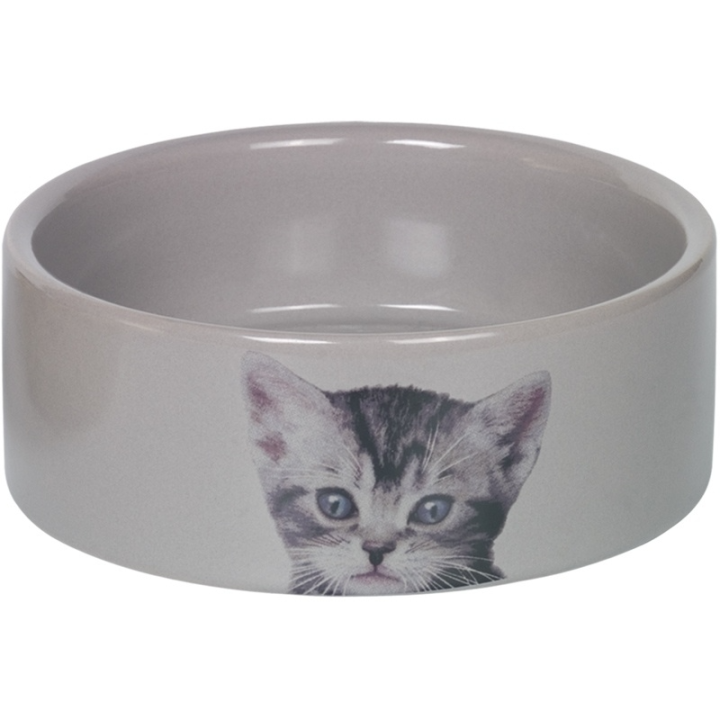 Nobby Ceramic Bowl Cute Cat Face