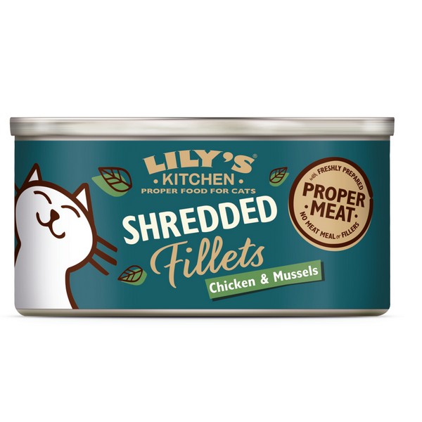 Lily's Kitchen Shredded Fillets Chicken & Mussels - 70gr