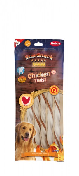 Nobby Starsnack Bbq Chicken Twist - 150gr