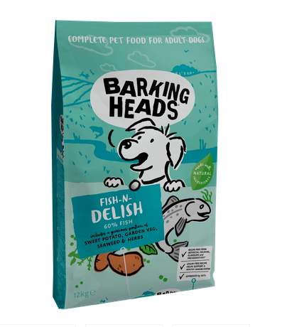 Barking Heads Fish-n-delish Adult Dog Food Grain Free - 12 Kg