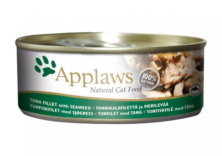 Applaws Tuna Fillet With Seaweed - 70gr