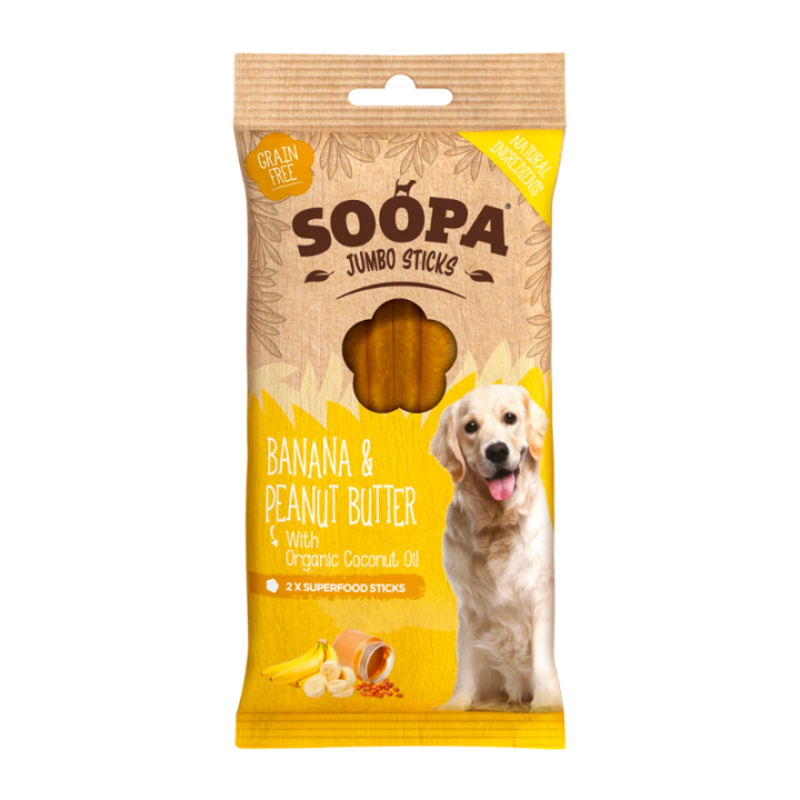Soopa Banana & Peanut Stick Jumbo 170g - 170gr