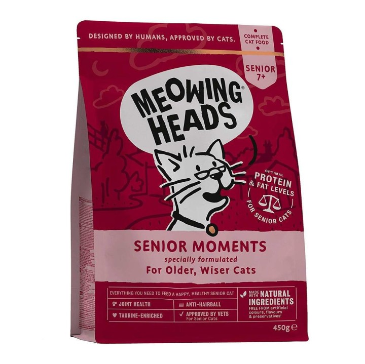 Meowing Heads Senior Moments - 1.5 Kg