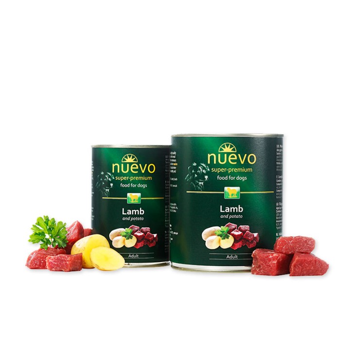 Nuevo Adult Dog With Lamb And Potato - 400gr