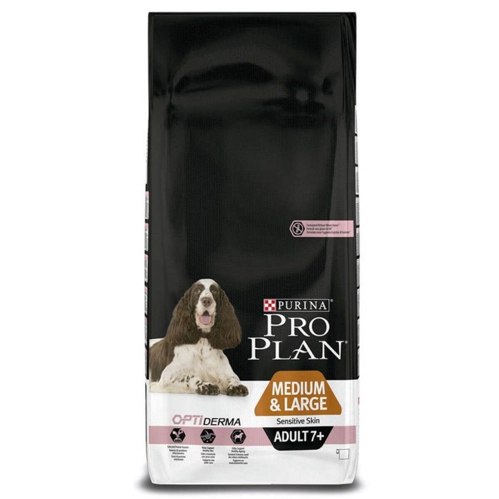 Pro Plan Optiderma Medium & Large Adult 7+ Salmon - 14 Kg
