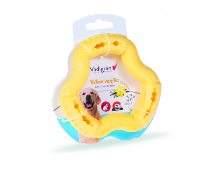 Toy Dog Ring Yellow Vanilla