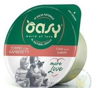 Oasy Wet Cat More Love - Tuna With Shrimp Cup - 70gr