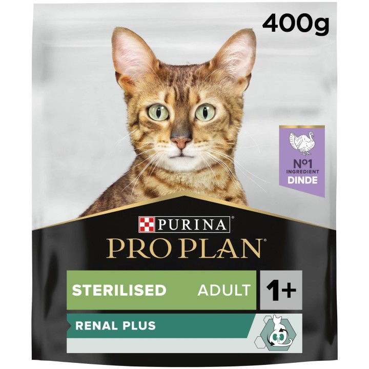Pro Plan Sterilised Adult Cat's dry food Turkey 1+ 10 Kg