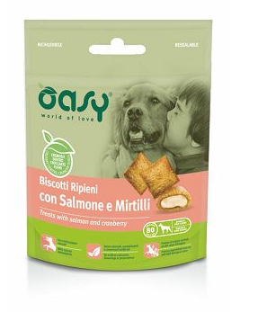 Oasy Salmon And Blueberry Biscuits 80 Gr - 80gr