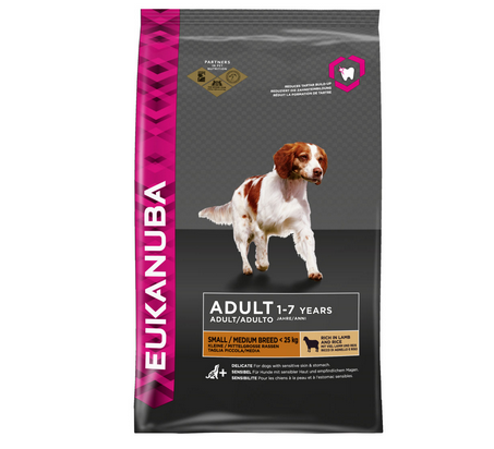 Eukanuba Adult Lamb & Rice S&m Breed - 12 Kg