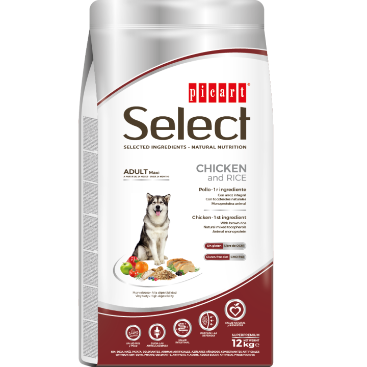 Select Adult Maxi Chicken And Rice - 12 Kg