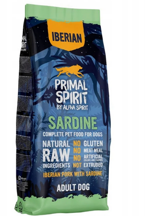 Primal Spirit Iberian Sardine Adult Dog Dry Food 12kg