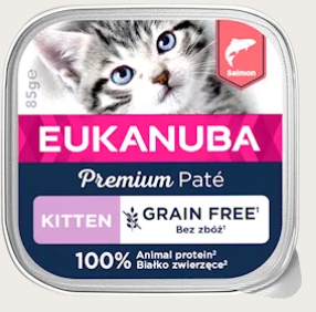 Eukanuba Kitten Salmon Grain Free Pate 85Gr