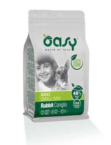 Oasy One Protein Adult Mini Rabbit - 2.5 Kg