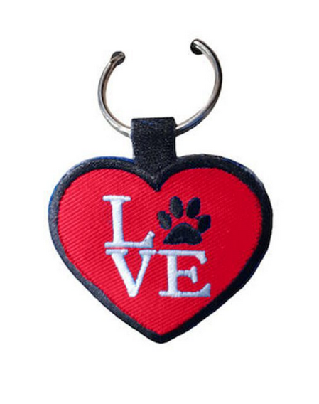 Action Lab Paw Heart Red