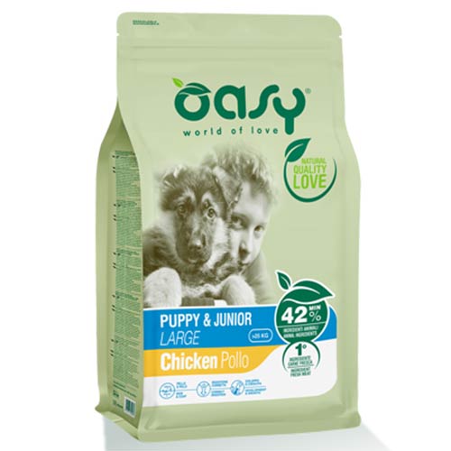 Oasy Dog Puppy & Junior Large - 3 Kg