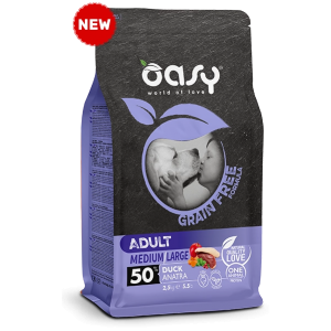Oasy Grain Free Duck Adult Medium & Large Breed - 2.5 Kg