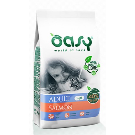 Oasy Cat Adult Salmon - 18 Kg