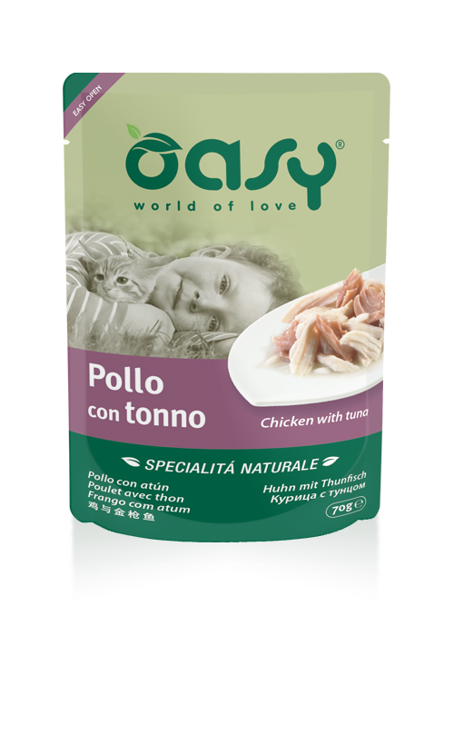 Oasy Chicken With Tuna 70g - 70gr