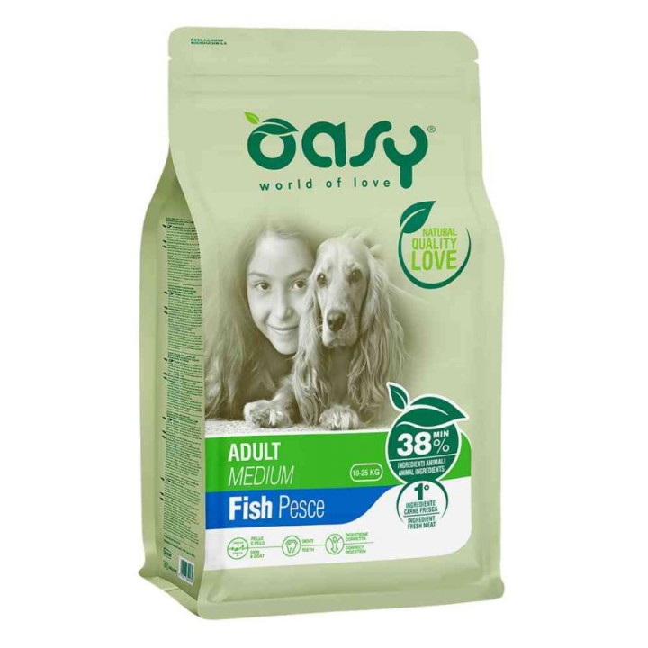 Oasy Medium Fish - 12 Kg