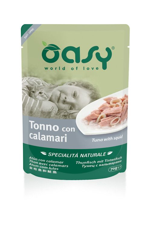 Oasy Tuna With Squid - 70gr