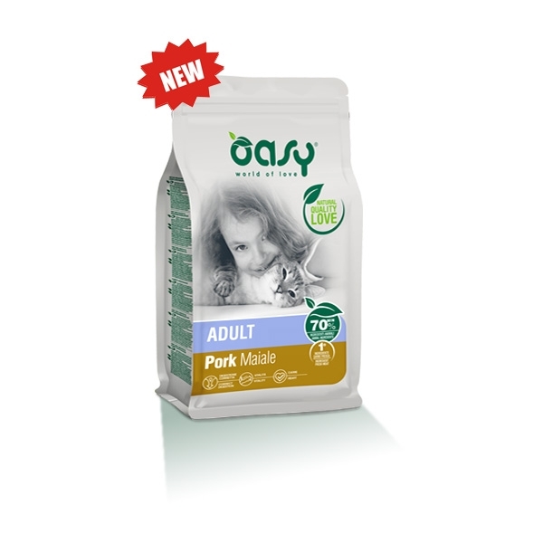Oasy Cat Adult Pork - 1.5 Kg