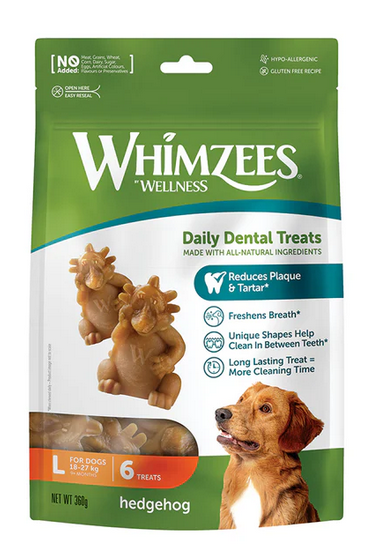 Whimzees Value Bags Hedgehog Large - 100gr
