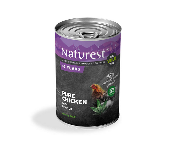 Naturest Mature Sterilised 7 Chicken With Hemp Oil - 400gr