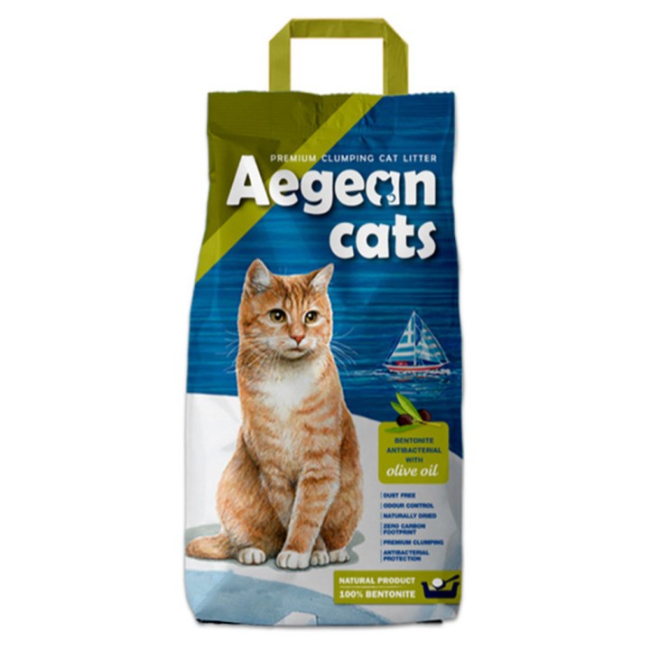 Aegean Cat Litter Olive Oil 5kg - 10 Kg