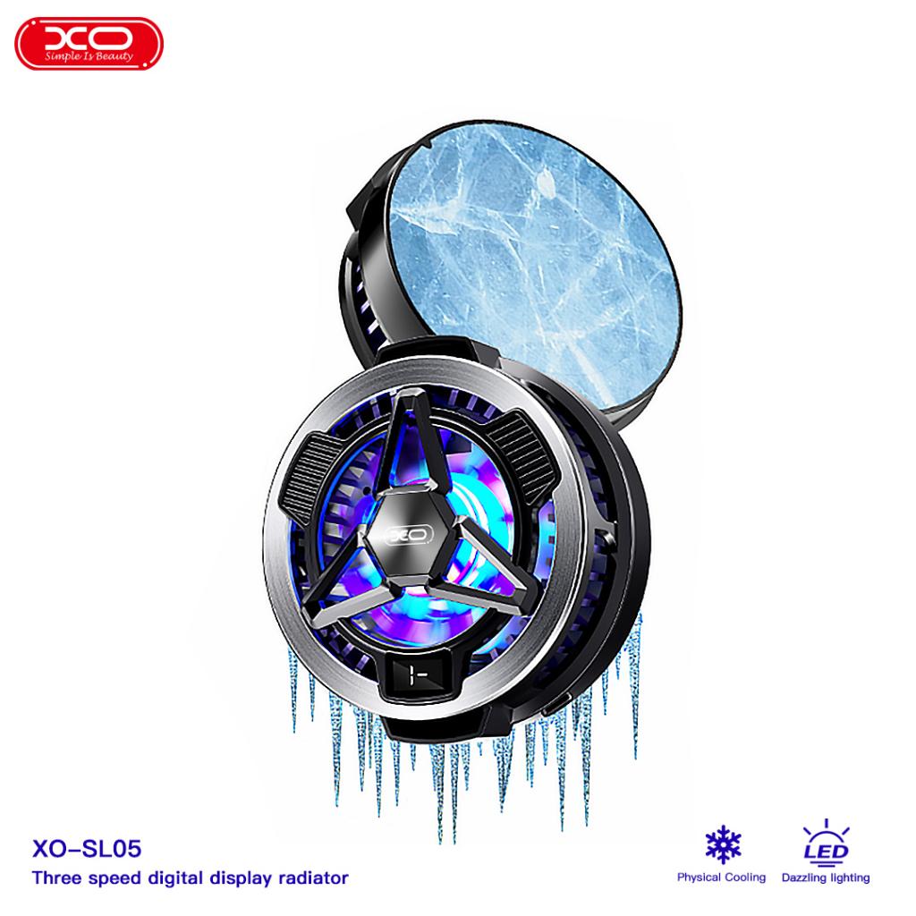 SL05 Magnetic suction heat sink with universal clip, temperature display, and wireless charging function