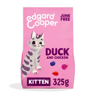 Edgard & Cooper Duck & Chicken Dry Kitten Food - 325gr