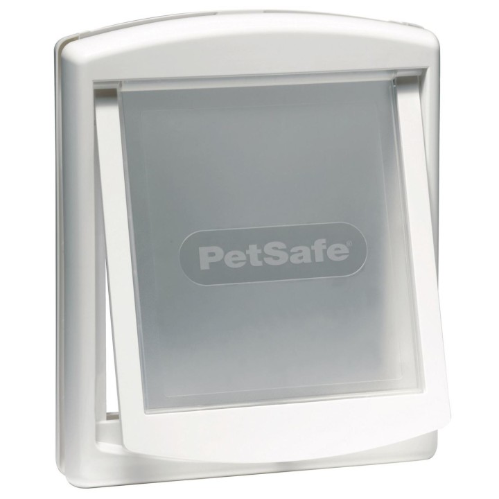 Petsafe Staywell Original 740 Medium Dog Flap Pet Door Easy 2-Way Locking, White
