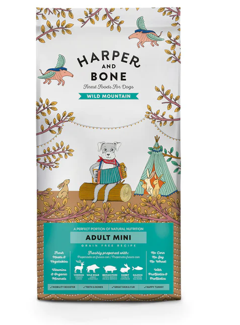 Harper & Bone Wild Mountain Adult Mini Dry Food - 10 Kg