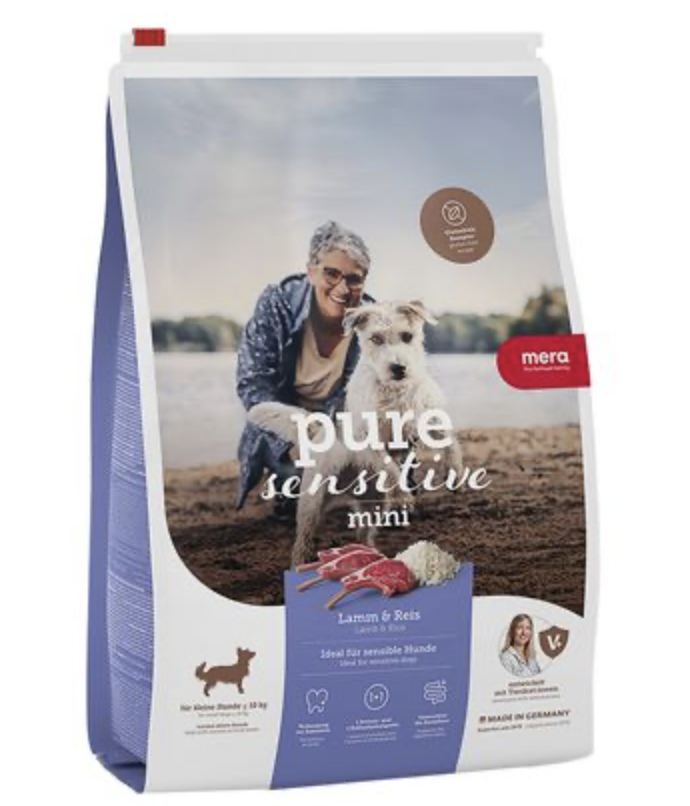 Mera Dog Pure Sensitive Mini Lamb And Rice - 4 Kg