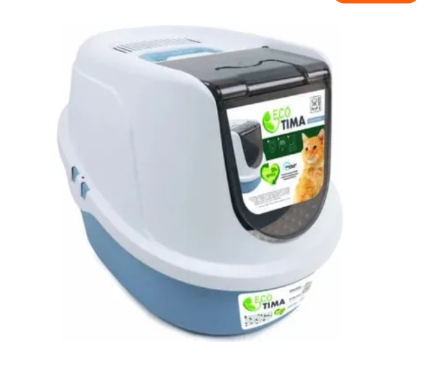 M-Pets Eco Tima Ocean Blue Cat Litter Box Large - 100gr