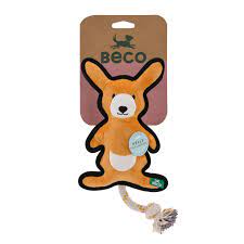 Beco Rough & Tough Recycled Dog Toy, Kangaroo