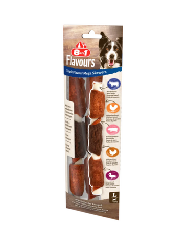 8In1 Triple Flavour Mega Skewers - 160gr