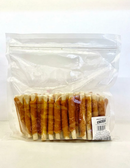 Pet Interest On The Go Wrapped Sticks With Chicken - 55gr