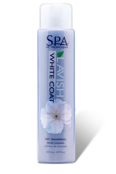 Tropiclean Shampoo For Dogs &#038; Cats Spa White Coats 473Ml