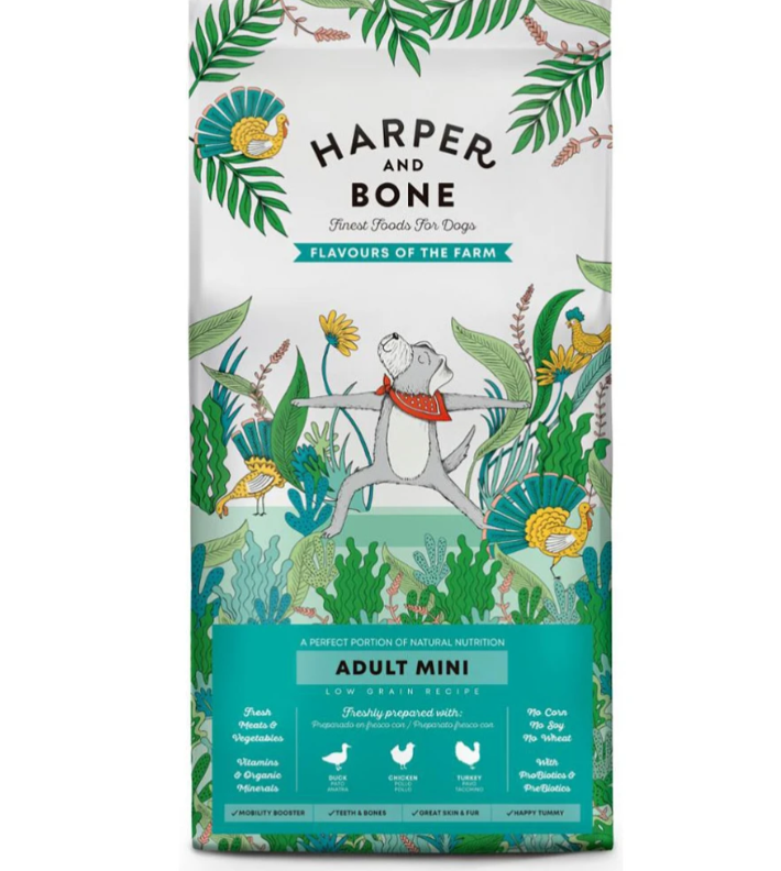 Harper & Bone Flavours Of The Farm Adult Mini Dry Food - 2 Kg