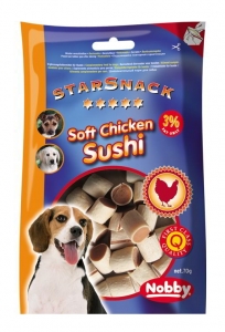 Nobby Starsnack Soft Chicken Sushi Chicken & Fish 70G
