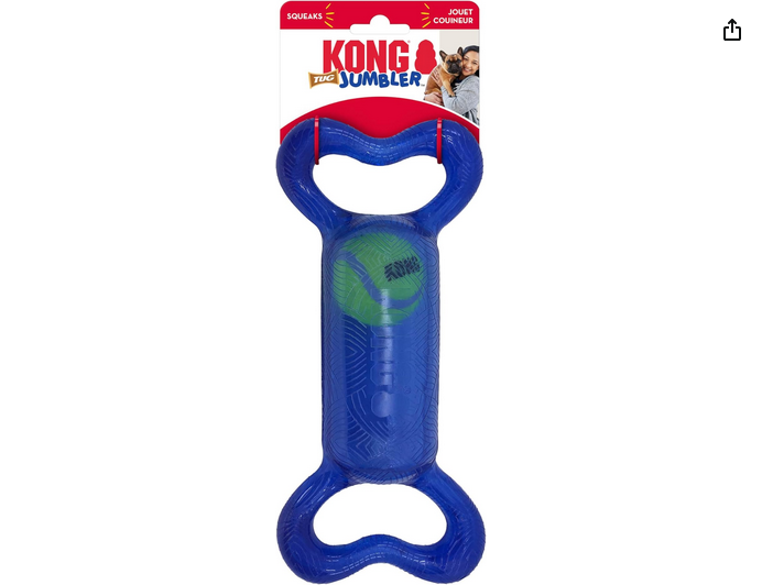 Kong Jumbler Tug Assorted Small Medium - 100gr