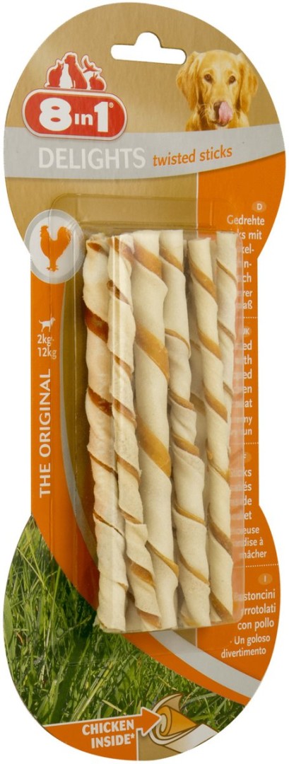 8In1- Delights Twist Sticks Chicken 55G