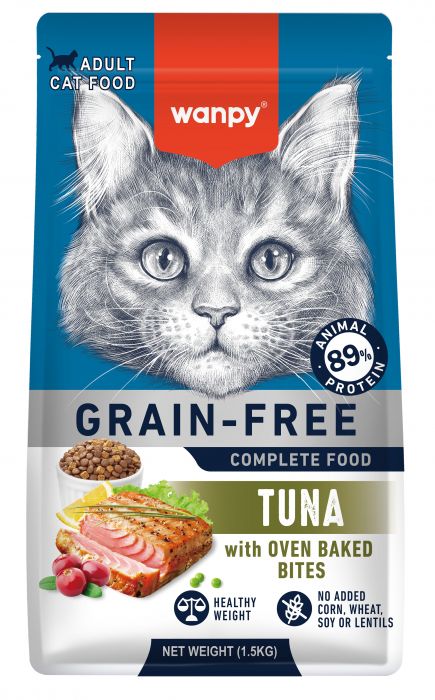 Wanpy Grain Free Tuna Dry Cat Food - 1.5 Kg
