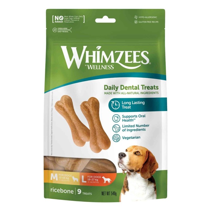 Whimzees Value Bag Ricebone - 100gr
