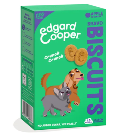 Edgard Cooper Bravo Biscuits With Apple And Blueberry - 400gr